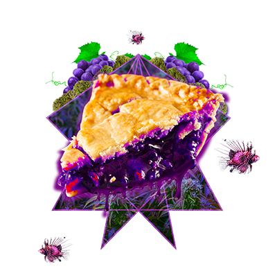 Grape pie strain artwork